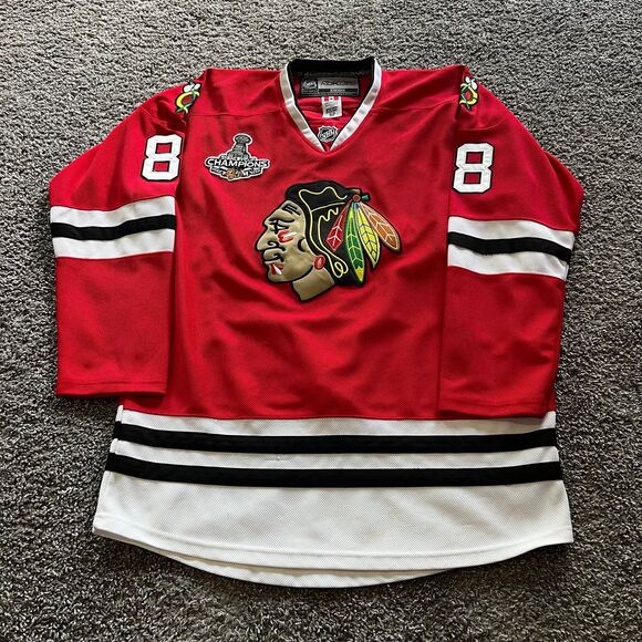 Reebok Chicago Blackhawks Patrick Kane Jersey 2013 Stanley Cup Men’s 52 / US L - Picture 1 of 9
